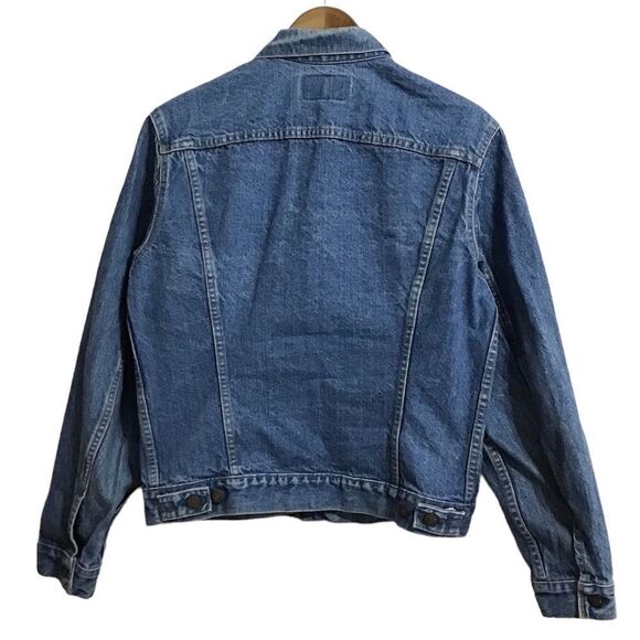 Levi’s Jean Jacket Vintage Trucker Style Made In U.S.A 71506-0214 Size 42L - Picture 2 of 15